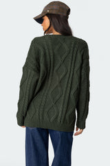 Kennedy Oversized Cable Knit Sweater