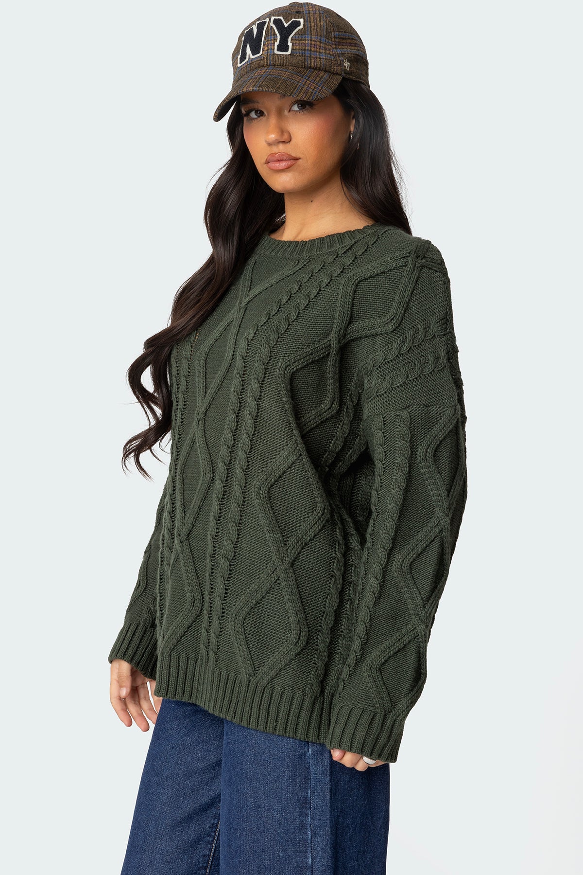 Kennedy Oversized Cable Knit Sweater