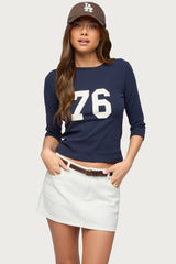 Seventy Six Quarter Sleeve T Shirt