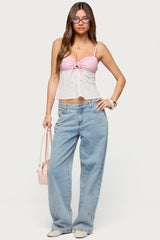 Tilly Mixed Print Top