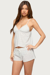 Talula Eyelet Babydoll Top