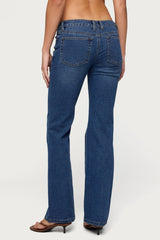 Vania Ultra Low Rise Bootcut Jeans