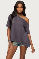 Josy Off Shoulder Handkerchief Top