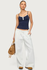 Petite Kamari Low Rise Wide Joggers