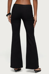 Alyce Crossover Flared Trousers