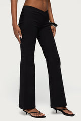 Alyce Crossover Flared Trousers