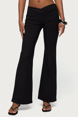 Alyce Crossover Flared Trousers