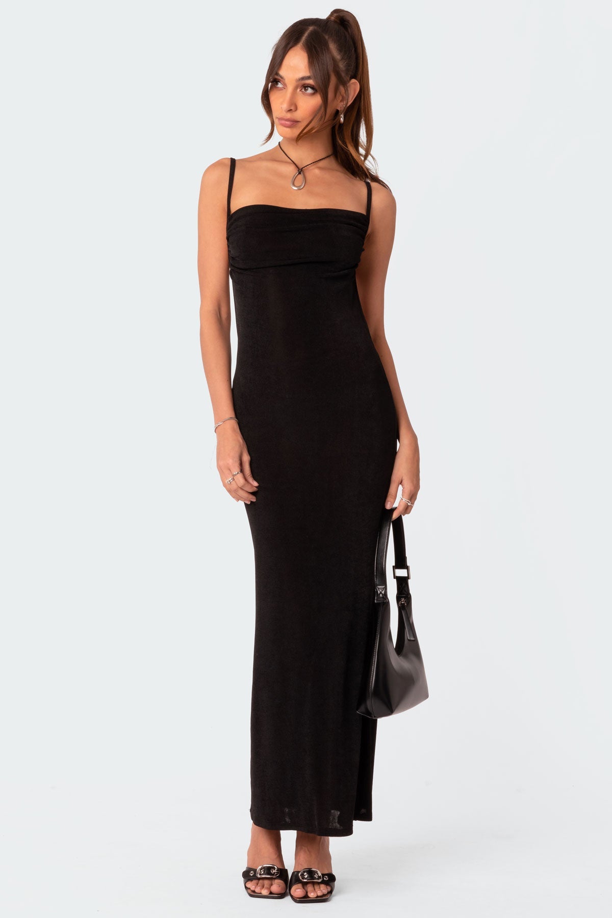 Clea Open Back Maxi Dress
