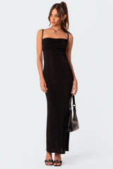 Clea Open Back Maxi Dress