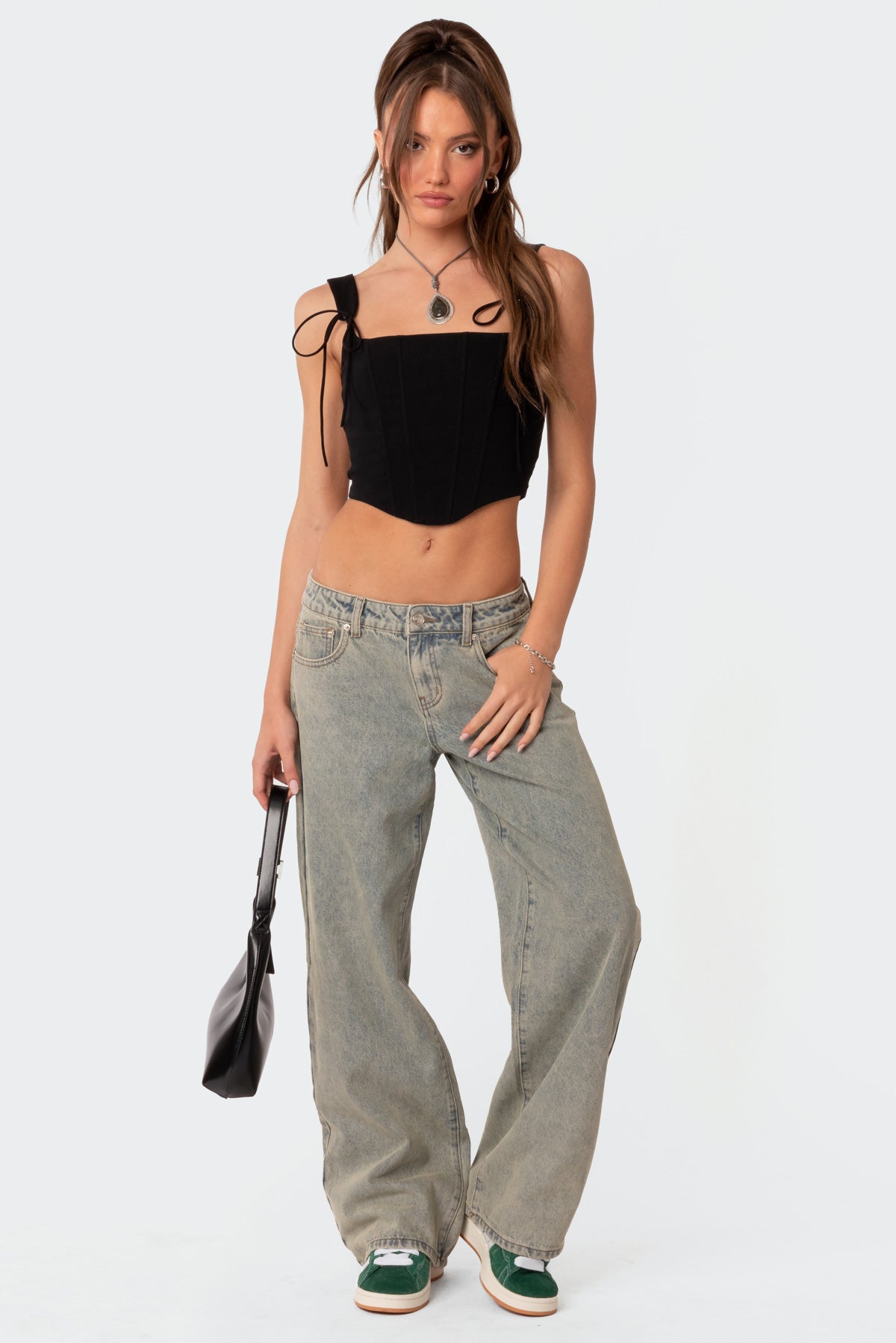 Magda Low Rise Acid Wash Jeans