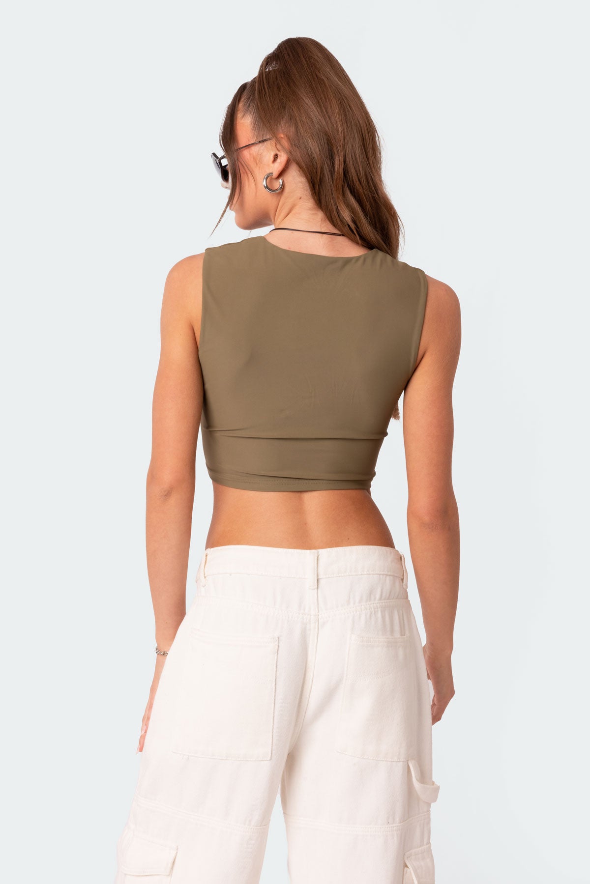 It Girl Square Neck Crop Top