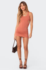 Wilma Cut Out Knit Mini Dress