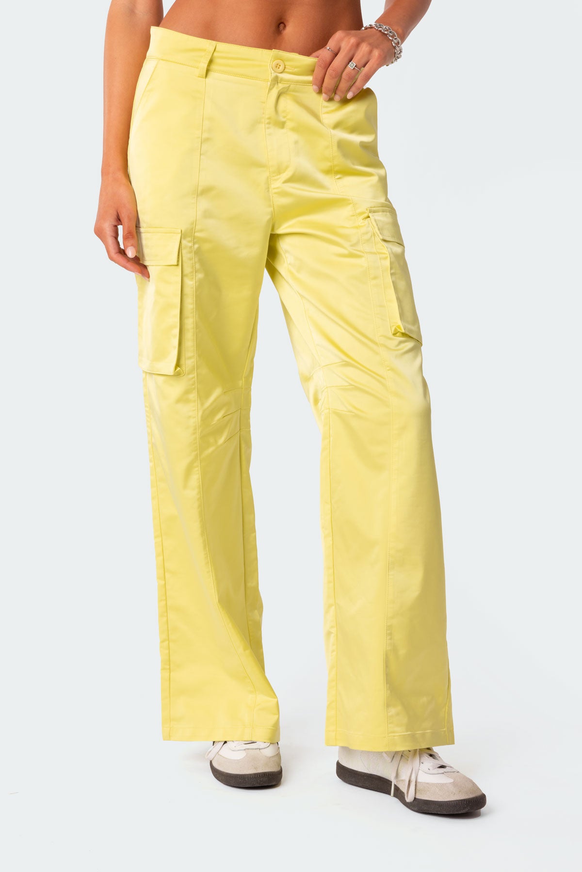 Xianna Nylon Cargo Pants