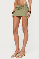 Billey Metal Ring Mini Skirt