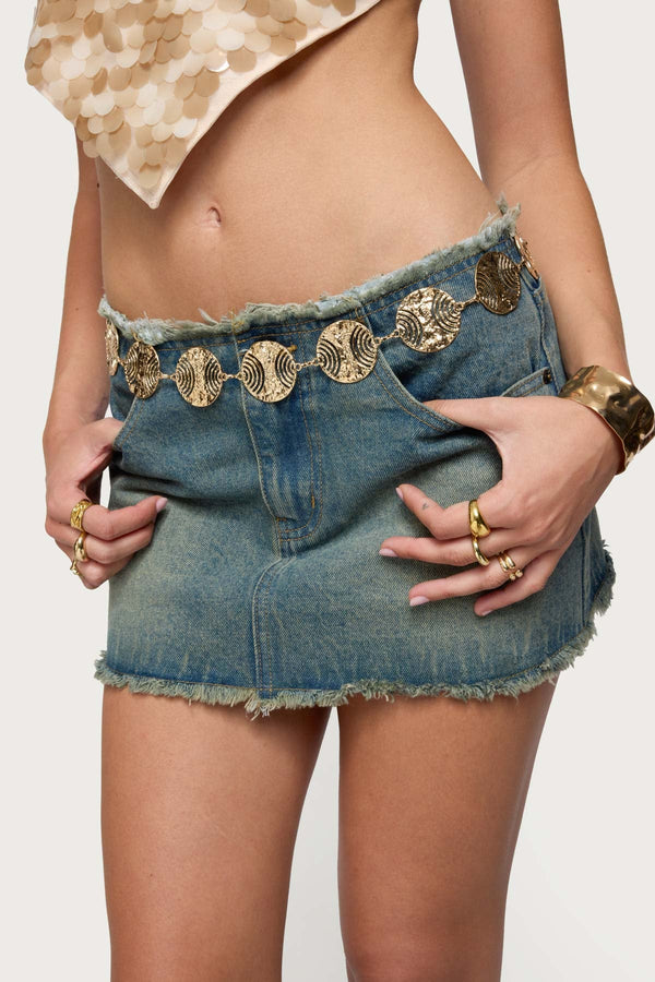 Textured Disc Chain Belt