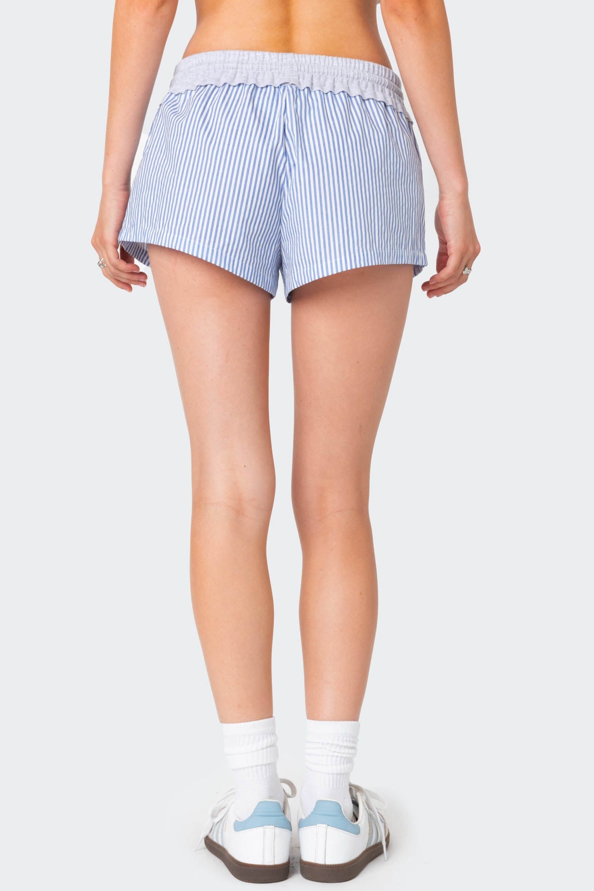 Riva Striped Contrast Shorts