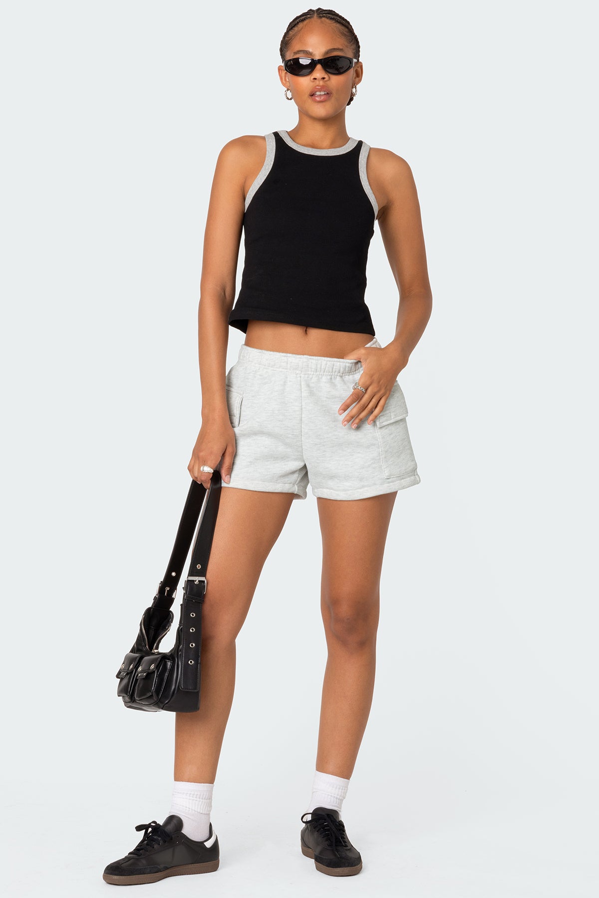 Wes Contrast Ribbed Tank Top