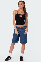 Stargirl Denim Bermuda Shorts