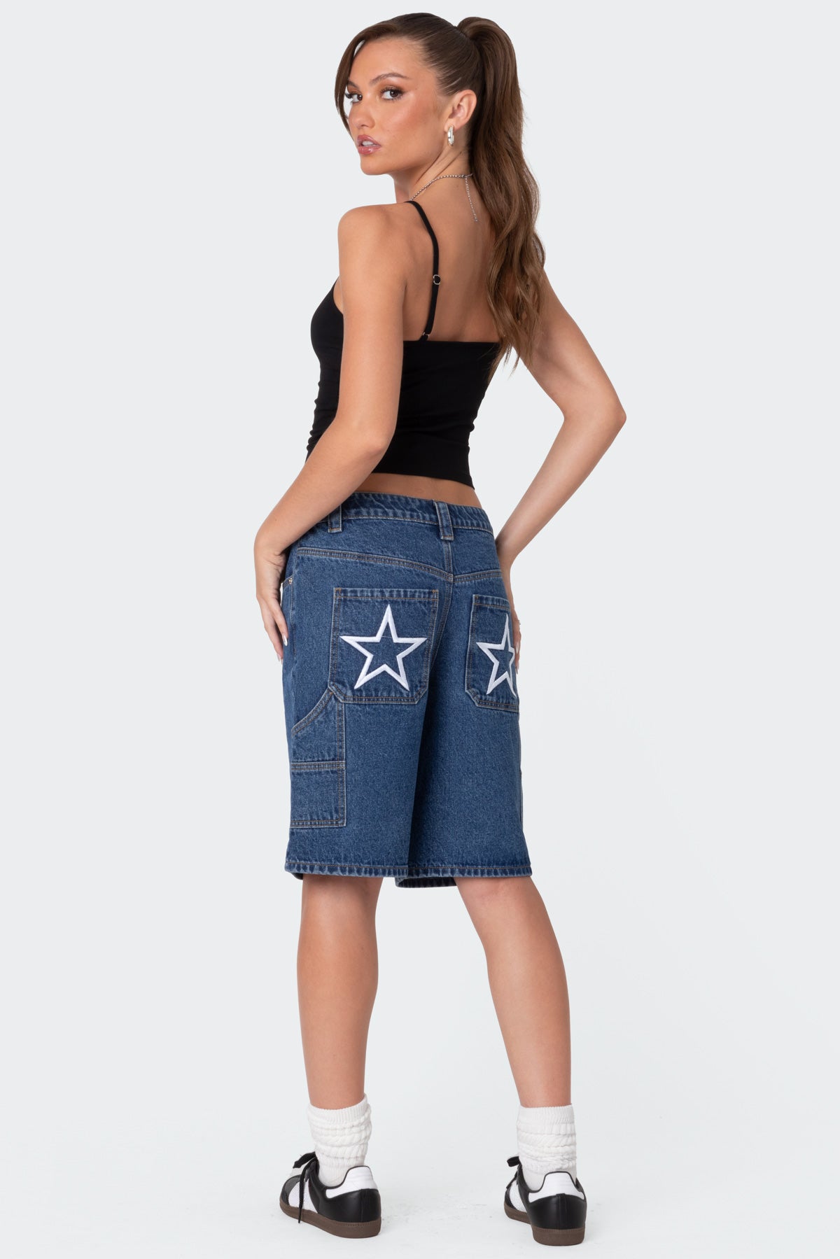 Stargirl Denim Bermuda Shorts