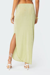 Milan Slitted Maxi Skirt