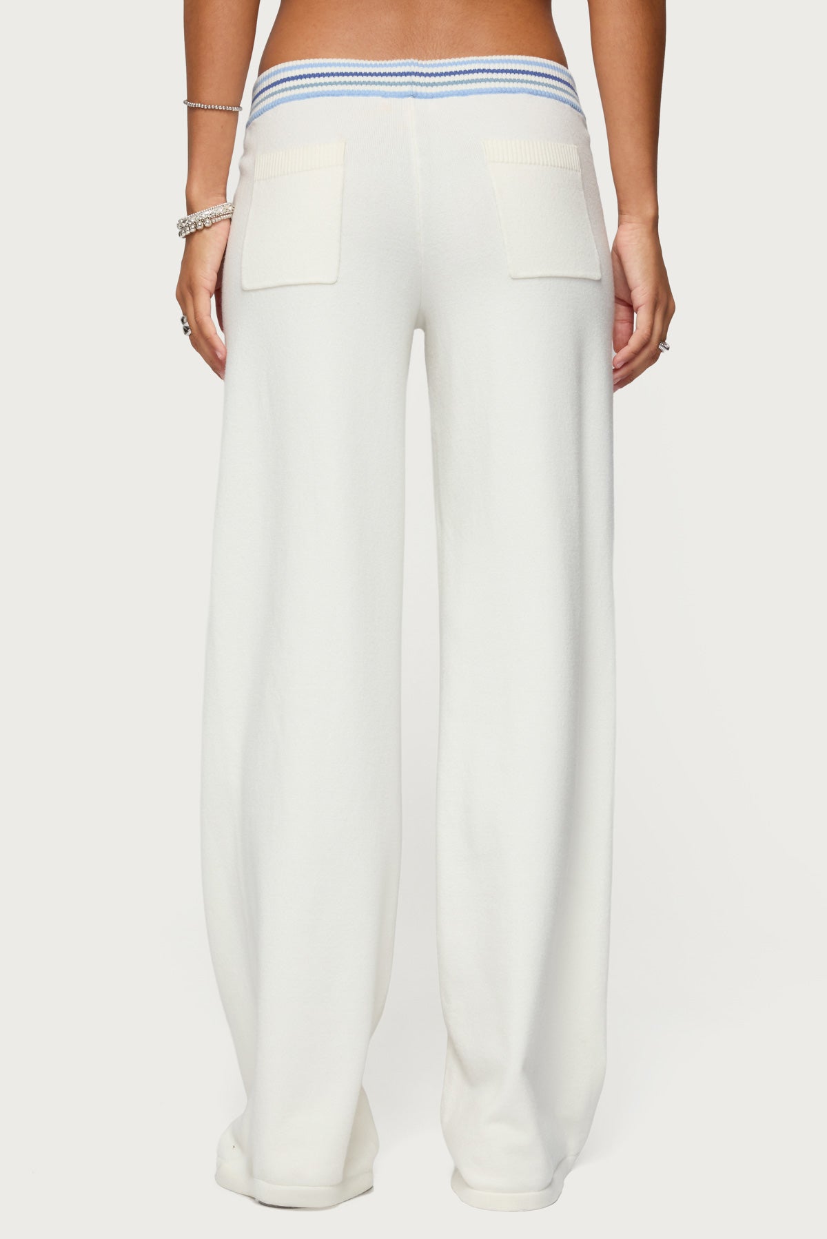 Miya Stripey Knit Trousers