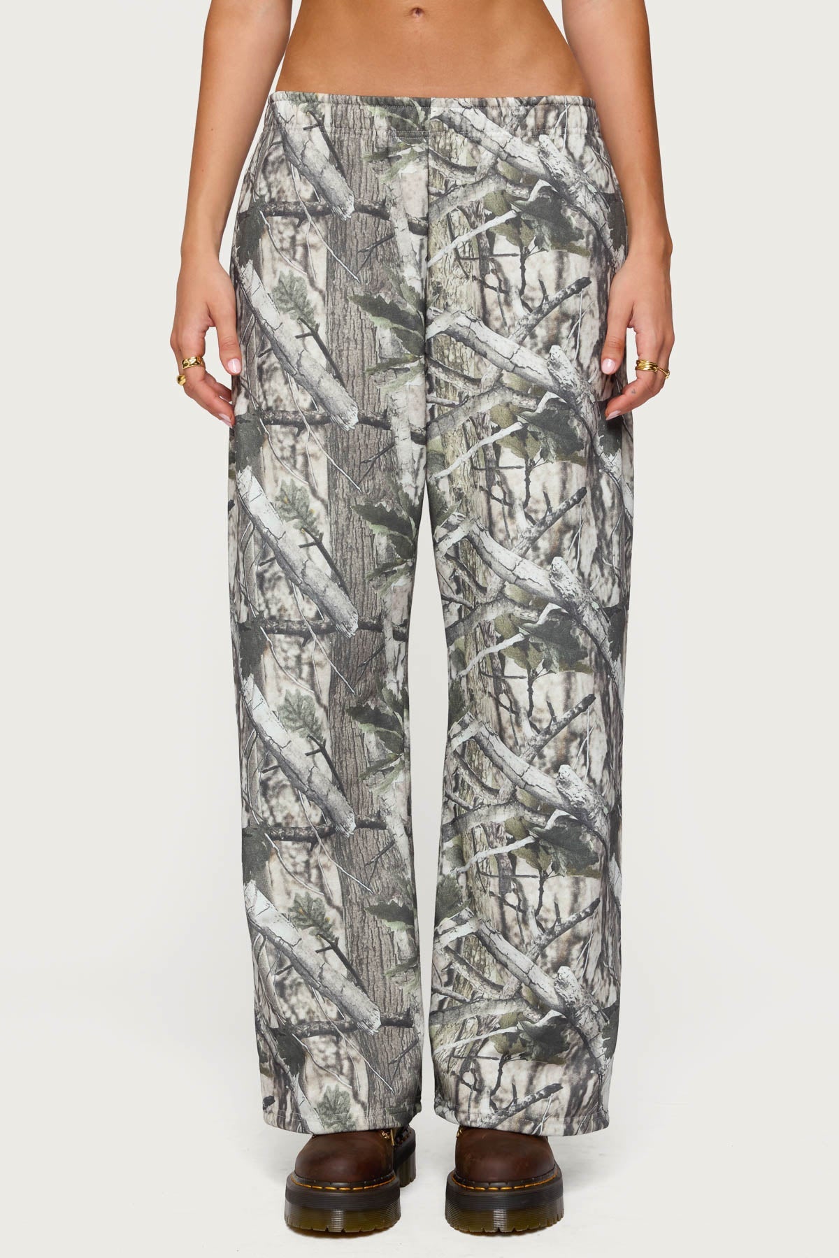 Camo Straight Leg Joggers