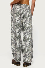 Camo Straight Leg Joggers