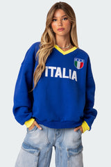 Italy Oversized Sweatshirt