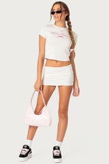 Aisha Low Rise Mini Skirt
