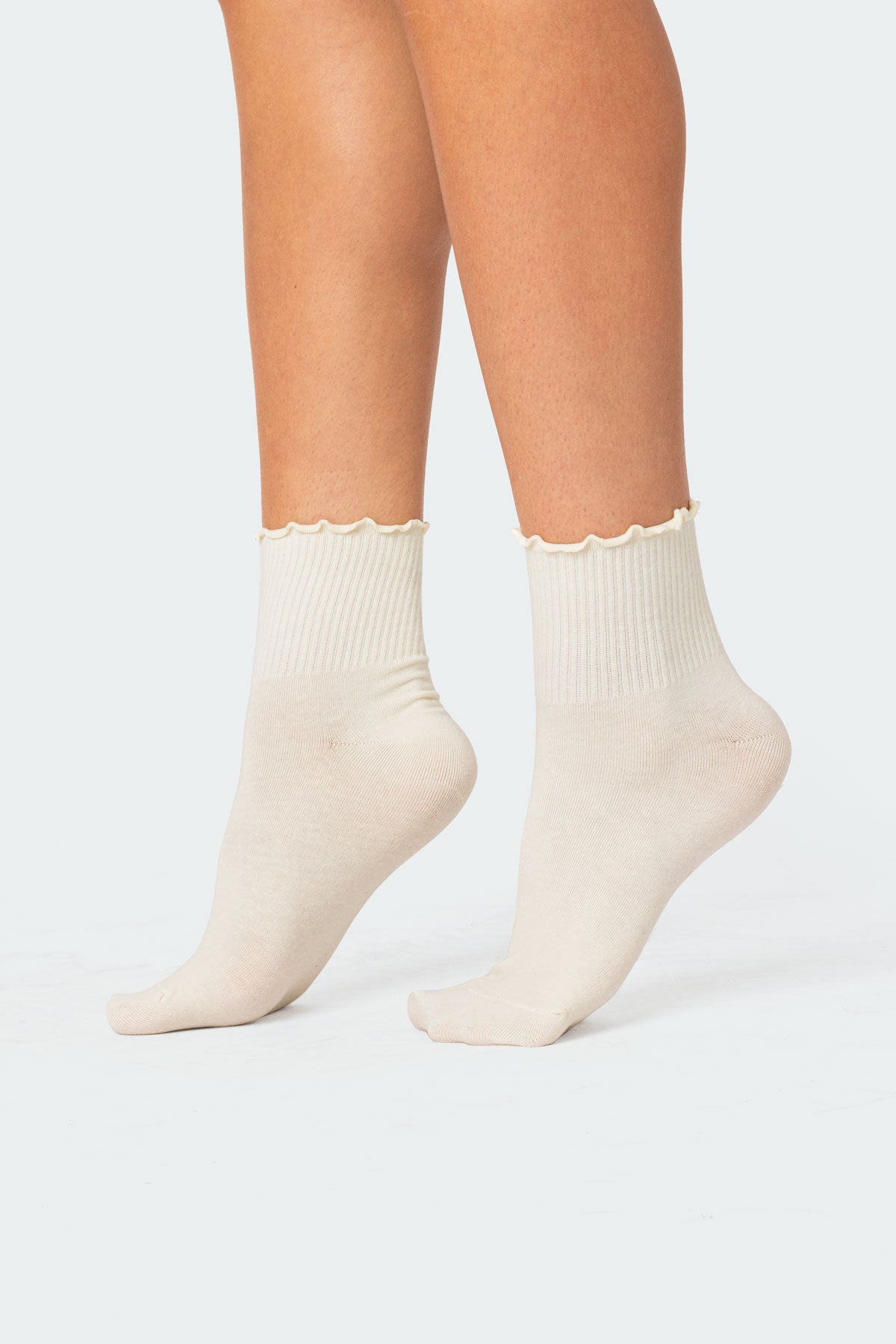 Frilled Hem Socks