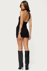 Jaylee Iridescent Knit Mini Dress