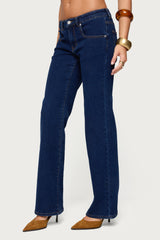 Jemima Low Rise Straight Leg Jeans