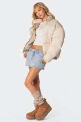 Oversized Sherpa Puffer