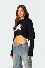 Mega Star Cropped Sweater