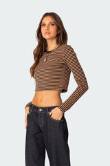 Montie Striped Long Sleeve T-Shirt