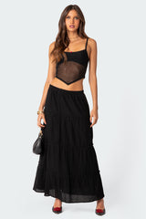 Cressida Sheer Mesh Tank Top