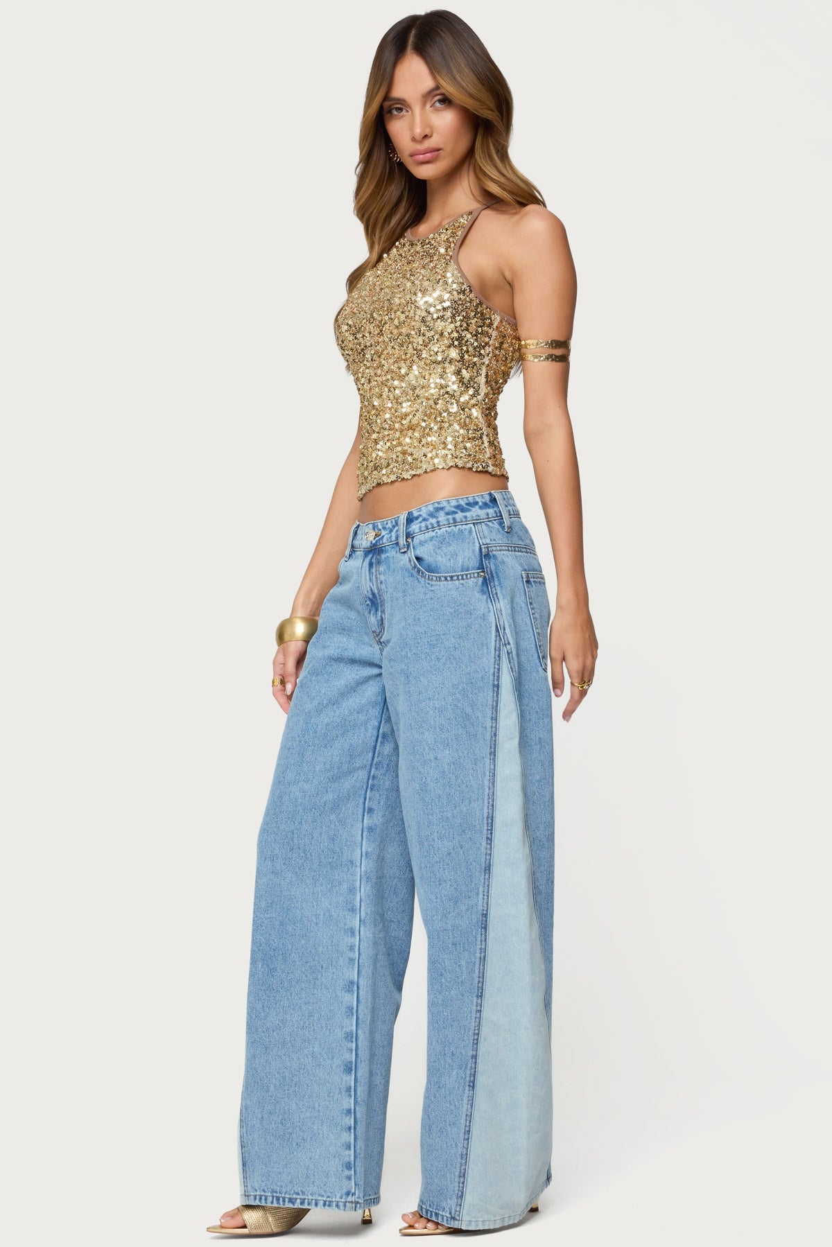 Pasha Sequin Tank Top