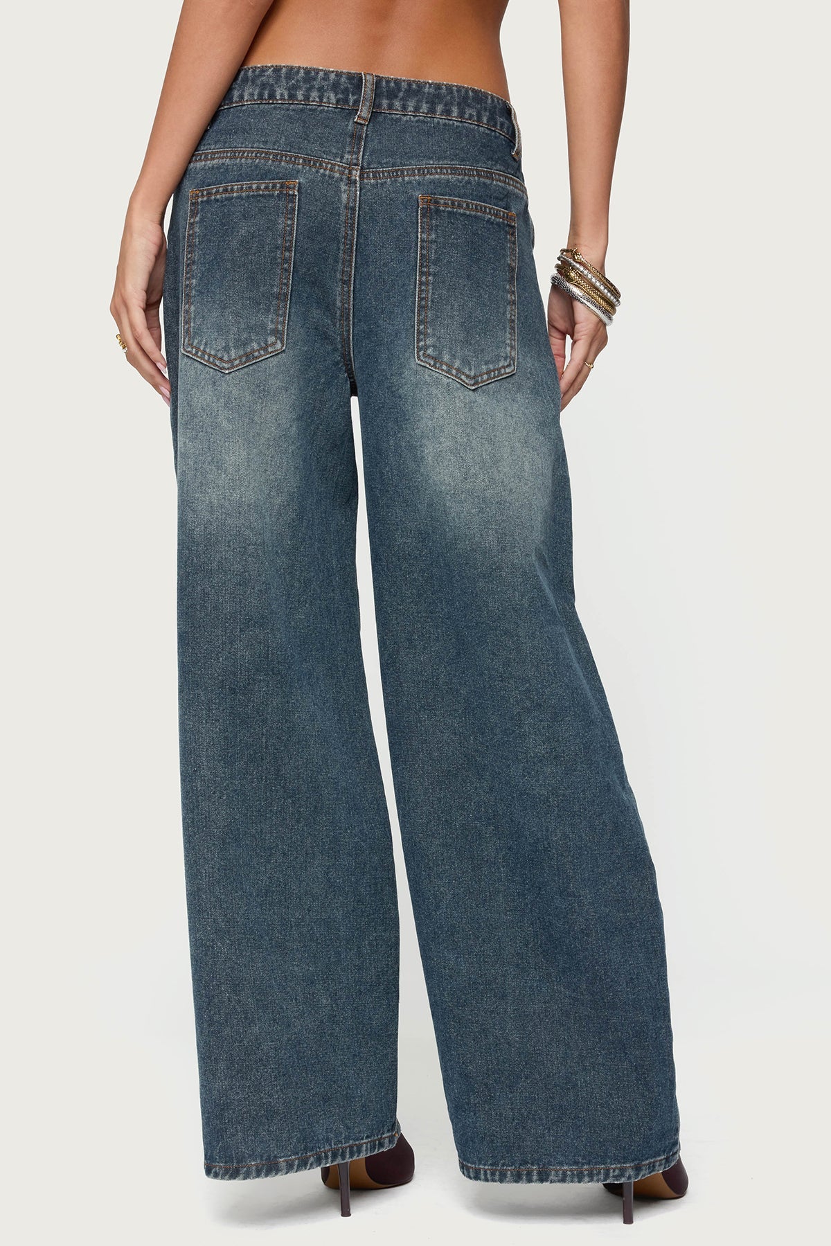 Santi Low Rise Baggy Jeans