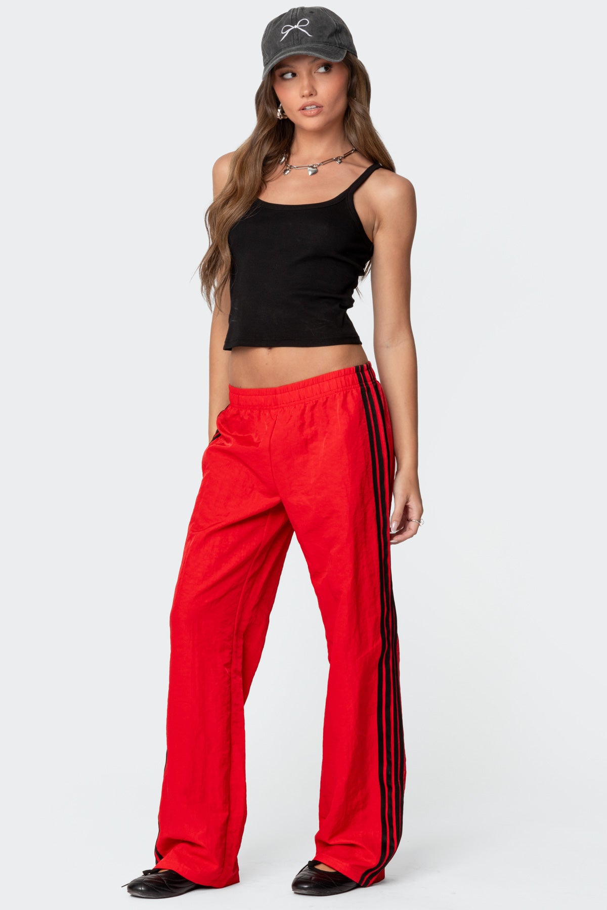 Felicity Nylon Track Pants