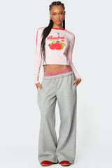 Peachy Long Sleeve T Shirt