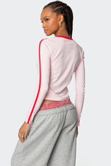 Peachy Long Sleeve T Shirt