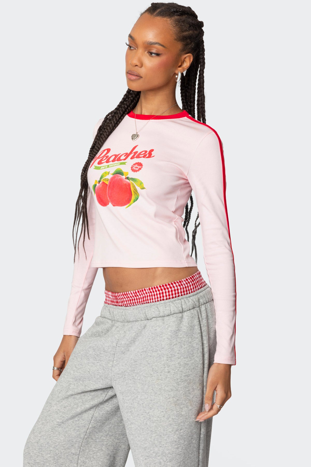 Peachy Long Sleeve T Shirt