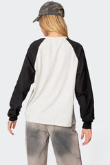 Snatched Oversized Long Sleeve T Shirt