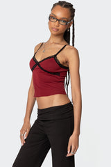 Llena Lace Trim Tank Top