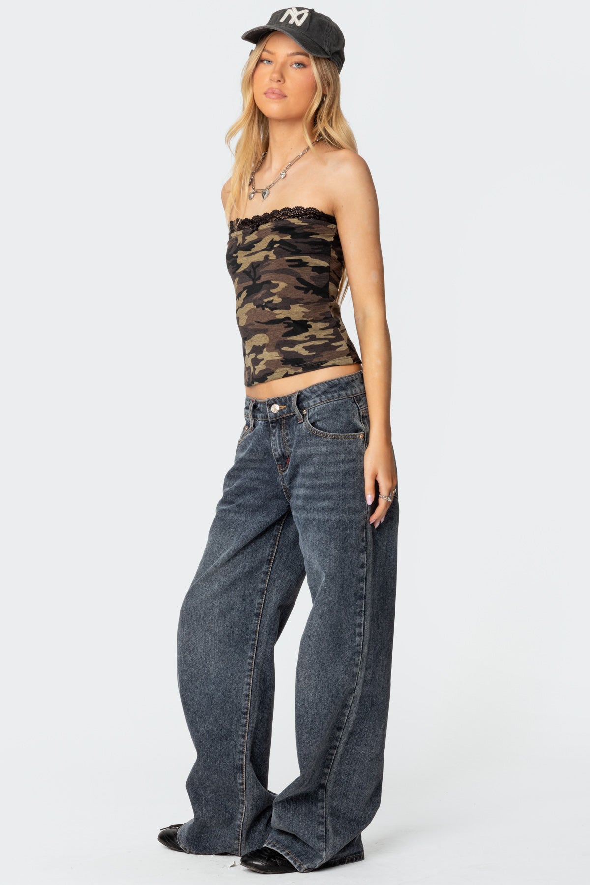 Lacey Camo Tube Top