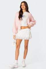 Adeena Layered Ruffle Mini Skirt