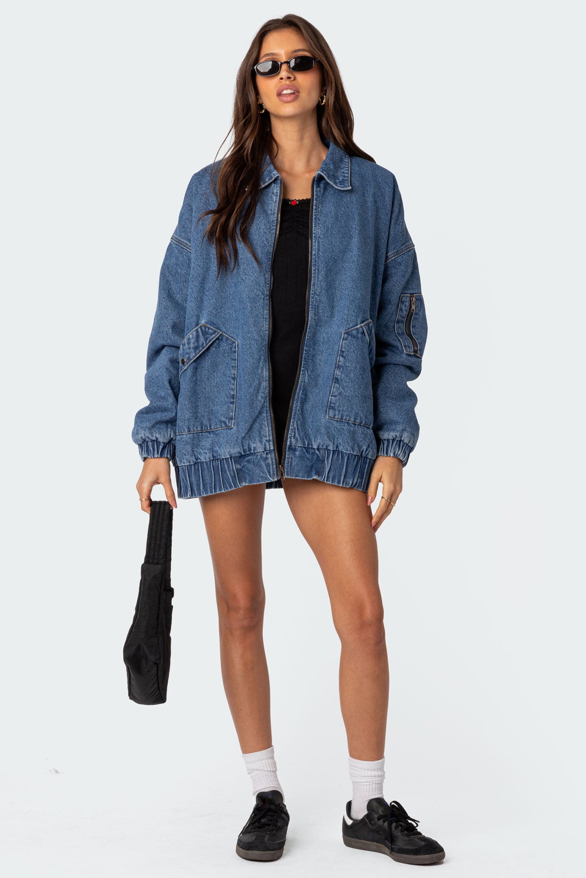 Sophie Oversized Washed Denim Coat