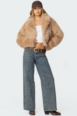 Sierra Oversized Faux Fur Jacket