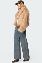 Sierra Oversized Faux Fur Jacket