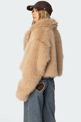 Sierra Oversized Faux Fur Jacket